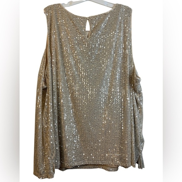 NWT LC Lauren Conrad Sequin Tank Plus Size 4X - Picture 7 of 10